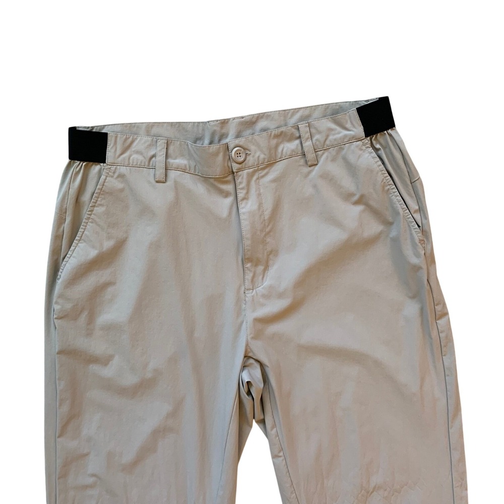 Outdoor Sports Mens Hiking Golf Active Pants Khaki Lightweight Stretch Waist 36 - Picture 3 of 9